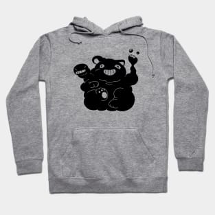 Smiley Black Cat Hoodie